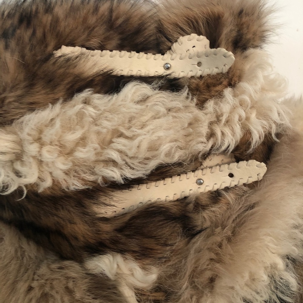NWT! $6500 Ralph Lauren Purple Label Collection Shearling Fur Vest, Sz Large - Picture 5 of 15